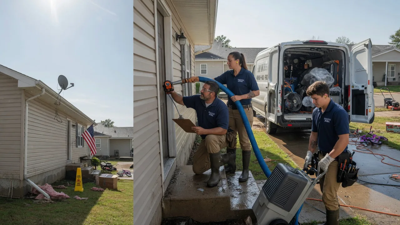 Ceiling Water Damage Restoration in Holabird, SD near me
